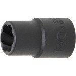 BGS Spiral-Profil-Steckschlüssel-Einsatz / Schraubenausdreher | Antrieb Innenvierkant 10 mm (3/8