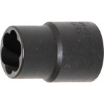 BGS Spiral-Profil-Steckschlüssel-Einsatz / Schraubenausdreher | Antrieb Innenvierkant 10 mm (3/8