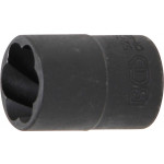 BGS Spiral-Profil-Steckschlüssel-Einsatz / Schraubenausdreher | Antrieb Innenvierkant 10 mm (3/8