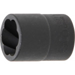 BGS Spiral-Profil-Steckschlüssel-Einsatz / Schraubenausdreher | Antrieb Innenvierkant 10 mm (3/8