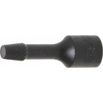 BGS Spiral-Profil-Steckschlüssel-Einsatz / Schraubenausdreher | Antrieb Innenvierkant 10 mm (3/8