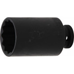 BGS Kraft-Steckschlüssel-Einsatz Zwölfkant | Antrieb Innenvierkant 12,5 mm (1/2