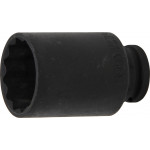 BGS Kraft-Steckschlüssel-Einsatz Zwölfkant | Antrieb Innenvierkant 12,5 mm (1/2