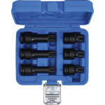 BGS Kraft-Bit-Einsatz-Satz | Antrieb Innenvierkant 12,5 mm (1/2