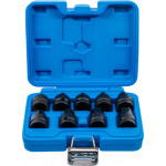 BGS Kraft-Bit-Einsatz-Satz | Antrieb Innenvierkant 12,5 mm (1/2