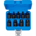 BGS Kraft-Bit-Einsatz-Satz | Antrieb Innenvierkant 12,5 mm (1/2