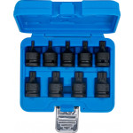 BGS Kraft-Bit-Einsatz-Satz | Antrieb Innenvierkant 12,5 mm (1/2