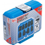 BGS Kraft-Bit-Einsatz-Satz | Antrieb Innenvierkant 12,5 mm (1/2