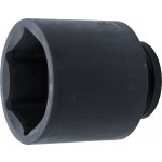 BGS Kraft-Steckschlüssel-Einsatz Sechskant, tief | Antrieb Innenvierkant 25 mm (1