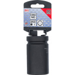 BGS Kraft-Steckschlüssel-Einsatz Sechskant, tief | Antrieb Innenvierkant 25 mm (1