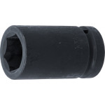 BGS Kraft-Steckschlüssel-Einsatz Sechskant, tief | Antrieb Innenvierkant 25 mm (1