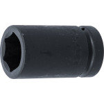 BGS Kraft-Steckschlüssel-Einsatz Sechskant, tief | Antrieb Innenvierkant 25 mm (1