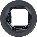BGS Kraft-Steckschlüssel-Einsatz Sechskant, tief | Antrieb Innenvierkant 25 mm (1