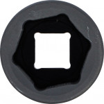 BGS Kraft-Steckschlüssel-Einsatz Sechskant, tief | Antrieb Innenvierkant 20 mm (3/4
