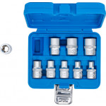 BGS Steckschlüssel-Einsatz-Satz E-Profil | Antrieb Innenvierkant 12,5 mm (1/2