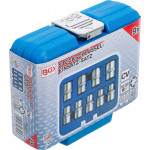 BGS Steckschlüssel-Einsatz-Satz E-Profil | Antrieb Innenvierkant 12,5 mm (1/2