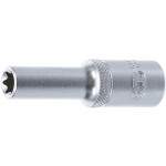 BGS Steckschlüssel-Einsatz E-Profil, tief | Antrieb Innenvierkant 12,5 mm (1/2