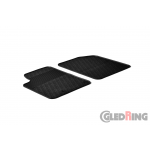 Original Gledring Passform Gummimatten 2 Tlg.-Fixing - Citroen Berlingo Cargo