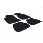 LIMOX Fußmatte Textil Passform Teppich 4 Tlg. Mit Fixing - VOLKSWAGEN Polo V 09>17