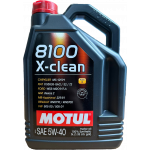 Motul 8100 X-CLEAN GEN2 5W-40 Motoröl 5l Kanister