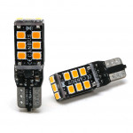 LED Glassockel T10 WY5W W2,1x9,5d 15x 2835 SMD Orange T10 Canbus