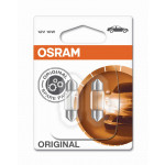 Osram Original Festoon Sofittenlampe Glühlampe SV8.5-8 12V 10W Doppelpack