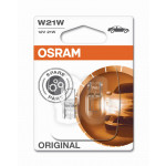 Osram Lampe mit Glassockel Glühlampe W21W W3x16d 12V 21W Doppelpack