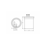 SCT Kraftstofffilter ST768