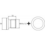 Ölablassschraube M18 x 1,5 x 12, mit Dichtring, Stahl verzinkt 1Stk.