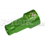 Foliatec LugNuzz Cover Set, grün eloxiert, Schlüsselweite 19 20 Stück