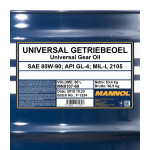 MANNOL Universal Getriebeöl 80W-90 API GL 4 60l Fass