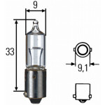 HELLA Glühlampe, Park-/Positionsleuchte