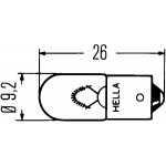 HELLA Glühlampe, Innenraumleuchte