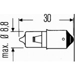 HELLA Glühlampe, Rückfahrleuchte