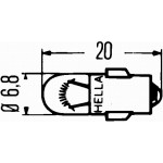 HELLA Glühlampe, Innenraumleuchte