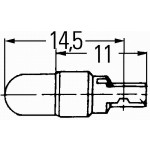 HELLA Glühlampe, Instrumentenbeleuchtung