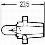 HELLA Glühlampe, Instrumentenbeleuchtung