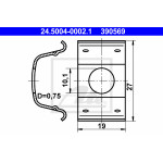 ATE Halter, Bremsschlauch