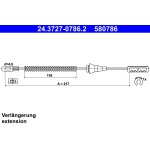 ATE Seilzug, Feststellbremse
