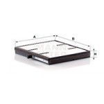 MANN-FILTER Filter, Innenraumluft