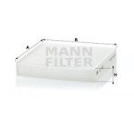 MANN-FILTER Filter, Innenraumluft