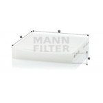 MANN-FILTER Filter, Innenraumluft