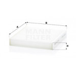 MANN-FILTER Filter, Innenraumluft