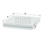 MANN-FILTER Filter, Innenraumluft