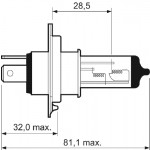 VALEO Glühlampe, Fernscheinwerfer