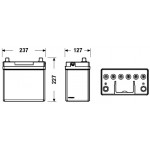 EXIDE Starterbatterie