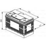 BOSCH Starterbatterie