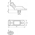 BOSCH Sensor, Kraftstoffdruck