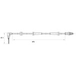BOSCH Sensor, Raddrehzahl