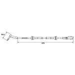 BOSCH Sensor, Raddrehzahl